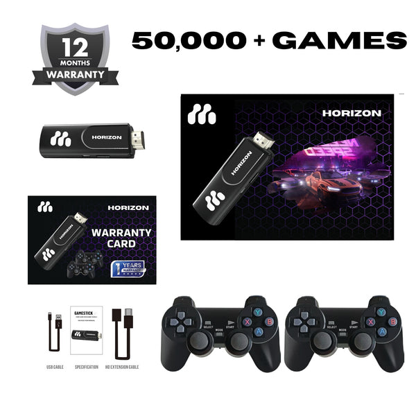 HOG™ Premium HOG HORIZON Game Stick With Warranty 6Ghz 50,000+ Video Games